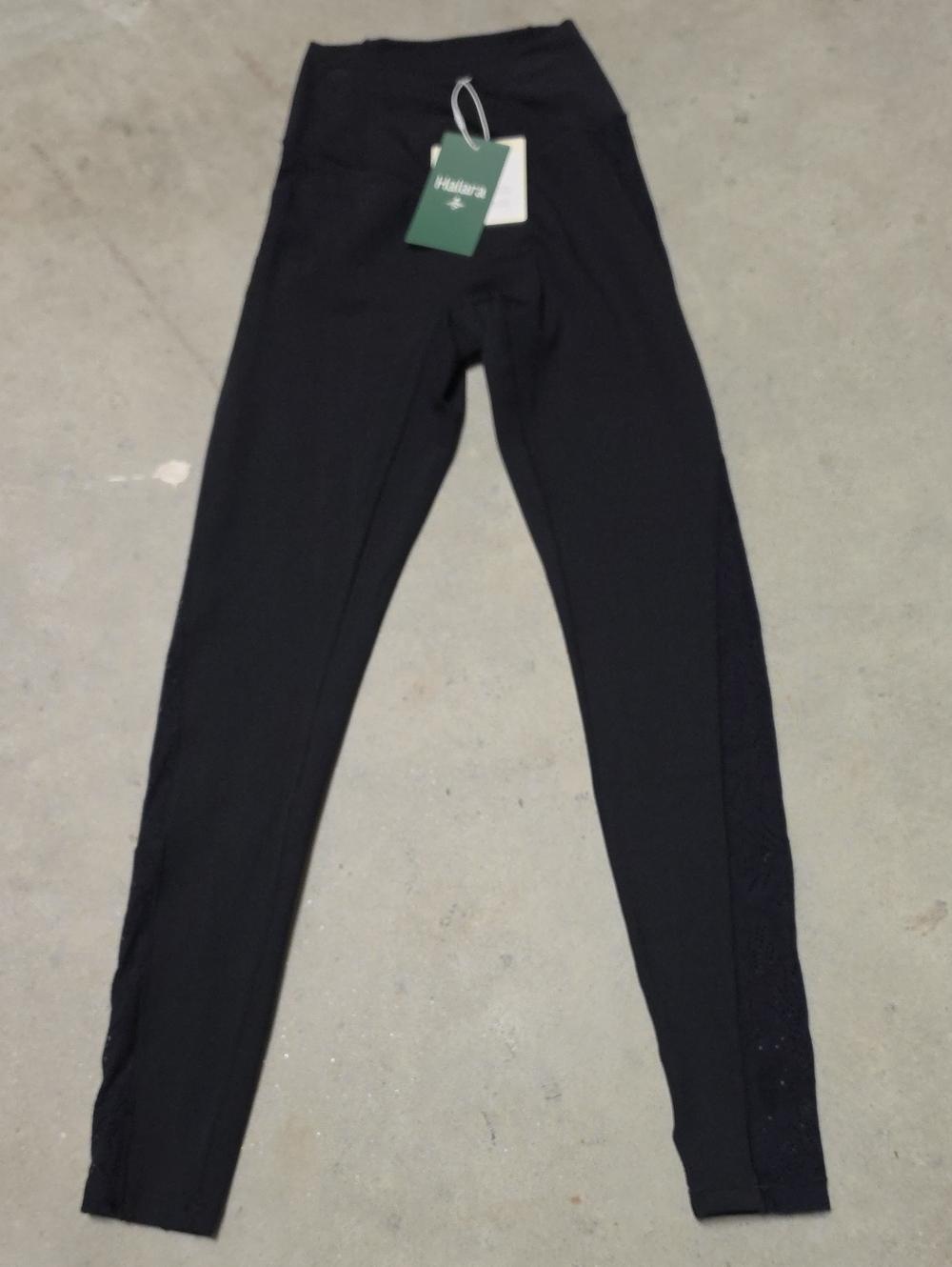 Nwt HALARA lace Side Leggings #156